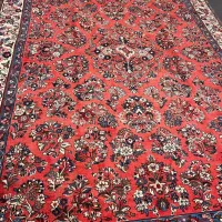 فرش ساروق گل امریکایی