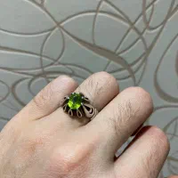 انگشتر نقره زبرجد درجه یک