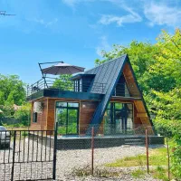 اجاره کلبه سوییدی نوساز جنگلی کد (لواشک)