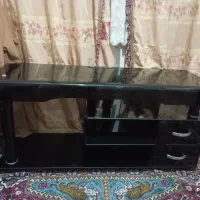 میز تلویزیون شیشه
