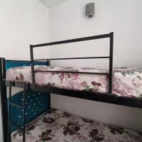 تخت دو طبقه فلزی همراه با تشک رویال|تخت و سرویس خواب|اسلام‌شهر, شهرک سالور|دیوار