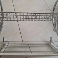 آبچکان رومیزی میزی و۲عدد دیس ملامین|آب‌چکان و نظم‌دهنده ظروف|کرمانشاه, |دیوار