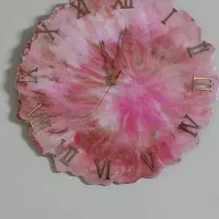 ساعت رزین دیواری طرح دریا|ساعت دیواری و تزئینی|ری, دیلمان|دیوار