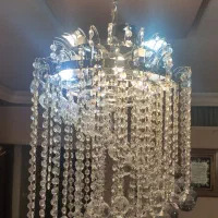 لوستر گوی شیشه ای