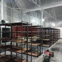 ویترین ۱ قفسه رگال جاکفشی با چوب و فلز ۵