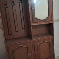 کمد چوبی جالباسی