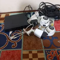 یک پک کامل دوربین مداربسته همراه چهارتا لنز