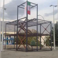 اسکلت تمام پیچ و مهره ای اماده ارسال به محل