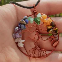 هدیه روز مادر رو مانتویی سنگ قیمتی ۷ چاکراه