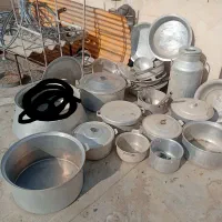 ظرف ضروف روحی قدیم با استیل نگیر