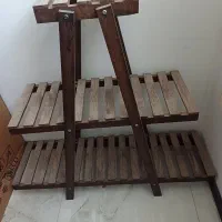 استند چوبی گلدان
