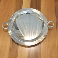 سینی استیل نو  پایه دار وارداتی