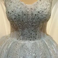 لباس عروس بسیار درخشان و زیبا