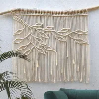 اکسسوری مکرومه پرده|صنایع دستی و سایر لوازم تزئینی|ایزدشهر, |دیوار
