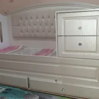 تخت مبله نوزاد و نوجوان لمسه دار|تخت و سرویس خواب|محمدشهر, |دیوار