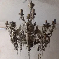 لوستر برنجی|لوستر و چراغ آویز|اراک, |دیوار