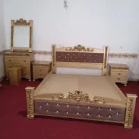 تخت خواب دو نفره در حد نو|تخت و سرویس خواب|آذرشهر, |دیوار