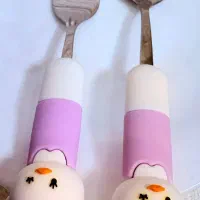 ظرف‌ غذاهایی‌ استیل‌ وقاشق‌ چنگال‌ عروسگی|ظروف نگهدارنده، پلاستیکی، یک‌بارمصرف|اراک, |دیوار