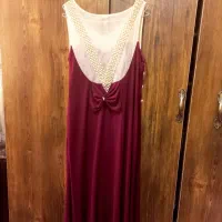 لباس مجلسی زنانه زرشکی در حد نو|لباس|فولادشهر, زاینده رود|دیوار