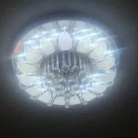 سه عدد لوستر سقفی کریستال|لوستر و چراغ آویز|پرند, فاز ۲|دیوار