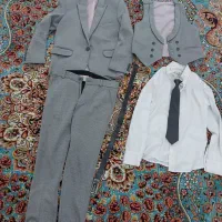 یک دست کت وشلوار پسرانه جنس مرغ وب درجه یک