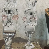 شمعدان کریستال روگاشکا|صنایع دستی و سایر لوازم تزئینی|تهران, لویزان|دیوار