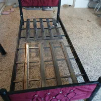 4عددتخت یک نفره فلزی محکم|تخت و سرویس خواب|اقبالیه, |دیوار