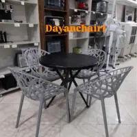 ست میز گرد و صندلی باغی آریا پلاست|میز و صندلی غذاخوری|اسلامشهر, زرافشان|دیوار
