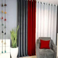 پرده تتیس مخمل،هازان،حریر شاین دار ،حریر  ،|پرده، رانر، رومیزی|تهران, عبدل‌آباد|دیوار