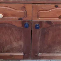 میز کابینتی قدیمی چوبی و نراد|میز تلویزیون|رشت, گلسار|دیوار