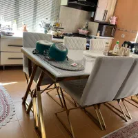 نهار خوری ۸ نفره استیل