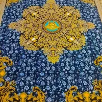 فرش سورنا ورساچه سرمه ای|فرش|وحیدیه, |دیوار