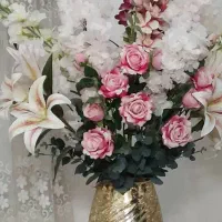 گل با گلدان|گل مصنوعی|تهران, سجاد|دیوار