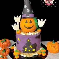 ماکت کیک کدو تنبل