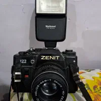 دوربین عکاسی ZENIT همراه با فلاش|دوربین عکاسی و فیلمبرداری|اهواز, کمپلو شمالی|دیوار