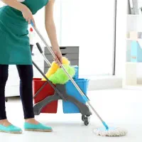 تمیزکار خانم جهت نظافت منزل