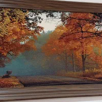 تابلو فرش قاب چوبی