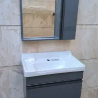 روشویی کابینتی تمام pvcست کامل تولیدی|لوازم سرویس بهداشتی|یزد, |دیوار