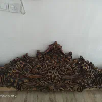 تخت چوبی منبت کار دست|تخت و سرویس خواب|تهران, شهرک آتی شهر|دیوار