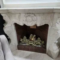 شومینه سنگی دست دو|بخاری، هیتر، شومینه|لواسان, |دیوار