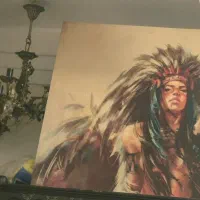 تابلو سرخ پوستی