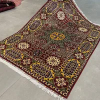 فرش دستباف گنبدی تمام کرک ۳/۵ متری ریزباف