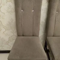 صندلی غذاخوری 6نفره پارچه مخمل ایتالیایی وچوپ راش|میز و صندلی غذاخوری|تبریز, |دیوار