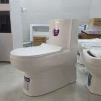 توالت فرنگی درب مخفی نشیمنگاه بلند پرستیژ(پخش)