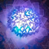 بوکت پروانه ای و گل های ربانی|گل مصنوعی|گرگان, |دیوار