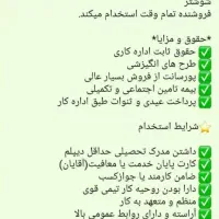 استخدام  سرپرست  و ویزیتور