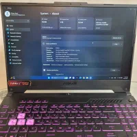 ASUS TUF F15 FX507ZC 1TB|رایانه همراه|مشهد, شهید مطهری|دیوار