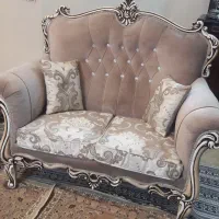 یکدست مبل استیل کلاسیک و میز ناهار خوری|مبلمان خانگی و میز عسلی|تهران, صفاییه (چشمه علی)|دیوار