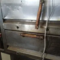 فر پیتزا دوطبقه با مقازه