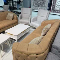 مبل 8نفره با بهترین پارچه و چوب/کد3030|مبلمان خانگی و میز عسلی|شیراز, لاله|دیوار